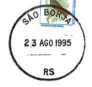 Cancel from Sao Borgia, Brazil