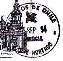 Postmark for Padre Hurtado, Chile