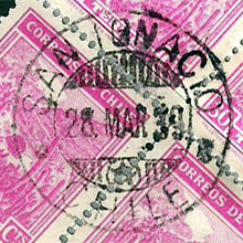 Postmark for San Ignacio, Chile