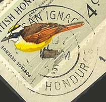 Postmark for San Ignacio, British Honduras (Belize)