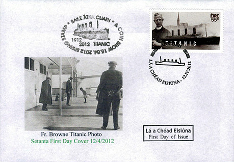 Titanic on Ireland first day cover