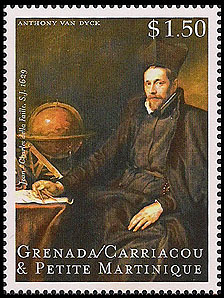 Father Jean Charles della Faille, SJ on Grenada Grenadines Scott 2173e