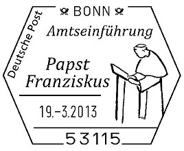 German  cancel honoring Pope Francis