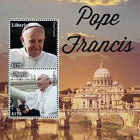 Pope Francis on Liberia Scott 2915