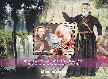 St. Roque on Mozambique sheet