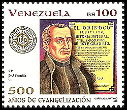 Father José Gumilla, SJ on Venezuela Scott 1604d