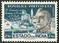 Father Manuel da Nóbrega, SJ on Portuguese India Scott 530