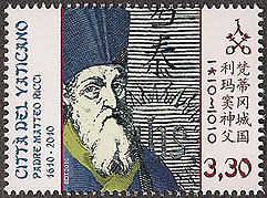 Father Matteo Ricci, SJ on Vatican stamp