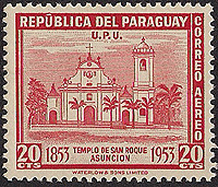 Church of St. Roque on Paraguay Scott C205