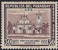 Church of St. Roque on Paraguay Scott C206