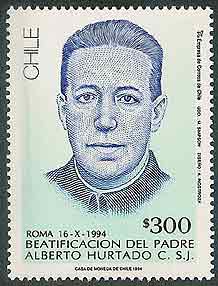 Saint Alberto Hurtado, SJ on Chile Scott 1126