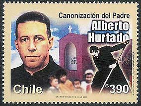 Saint Alberto Hurtado, SJ on Chile Scott 1452