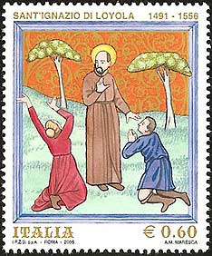 Saint Ignatius Loyola on Italy Scott 2770