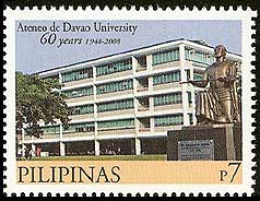 Saint Ignatius Loyola on a Philippines stamp