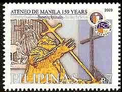 Saint Ignatius Loyola on a Philippines stamp