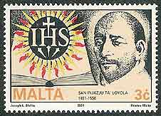 Saint Ignatius Loyola on Malta Scott  771