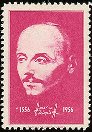 Saint Ignatius Loyola on a Spanish cinderella