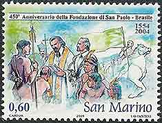 Father Manuel da Nóbrega, SJ on san Marino Scott 1608 