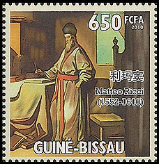 Father Matteo Ricci, SJ on Guinea-Bissau stamp