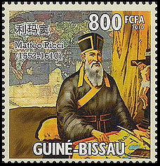 Father Matteo Ricci, SJ on Guinea-Bissau stamp